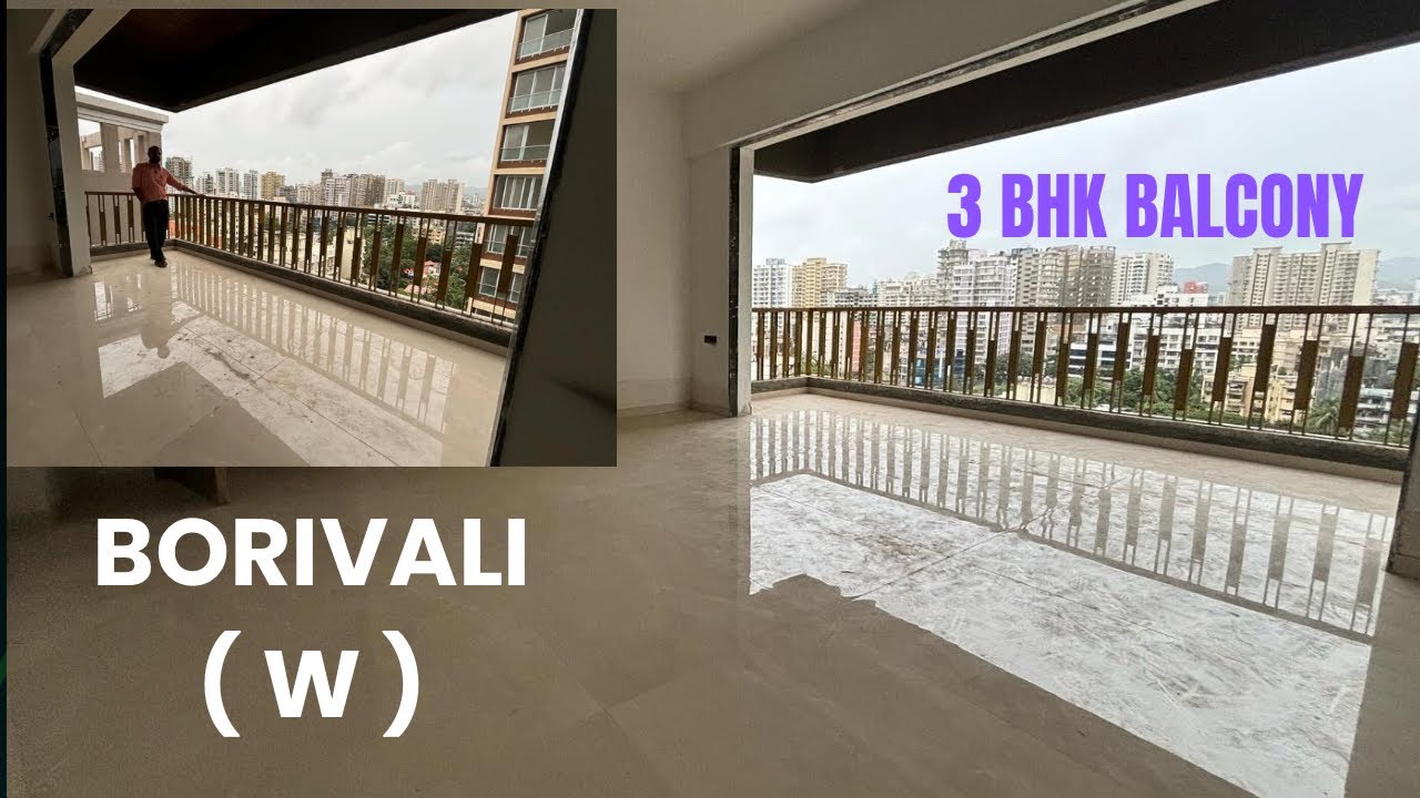 Borivali West Vajira Naka | Ready to Move Flats | 3 BHK With Balcony Apartment Call ☎️ 9082116121