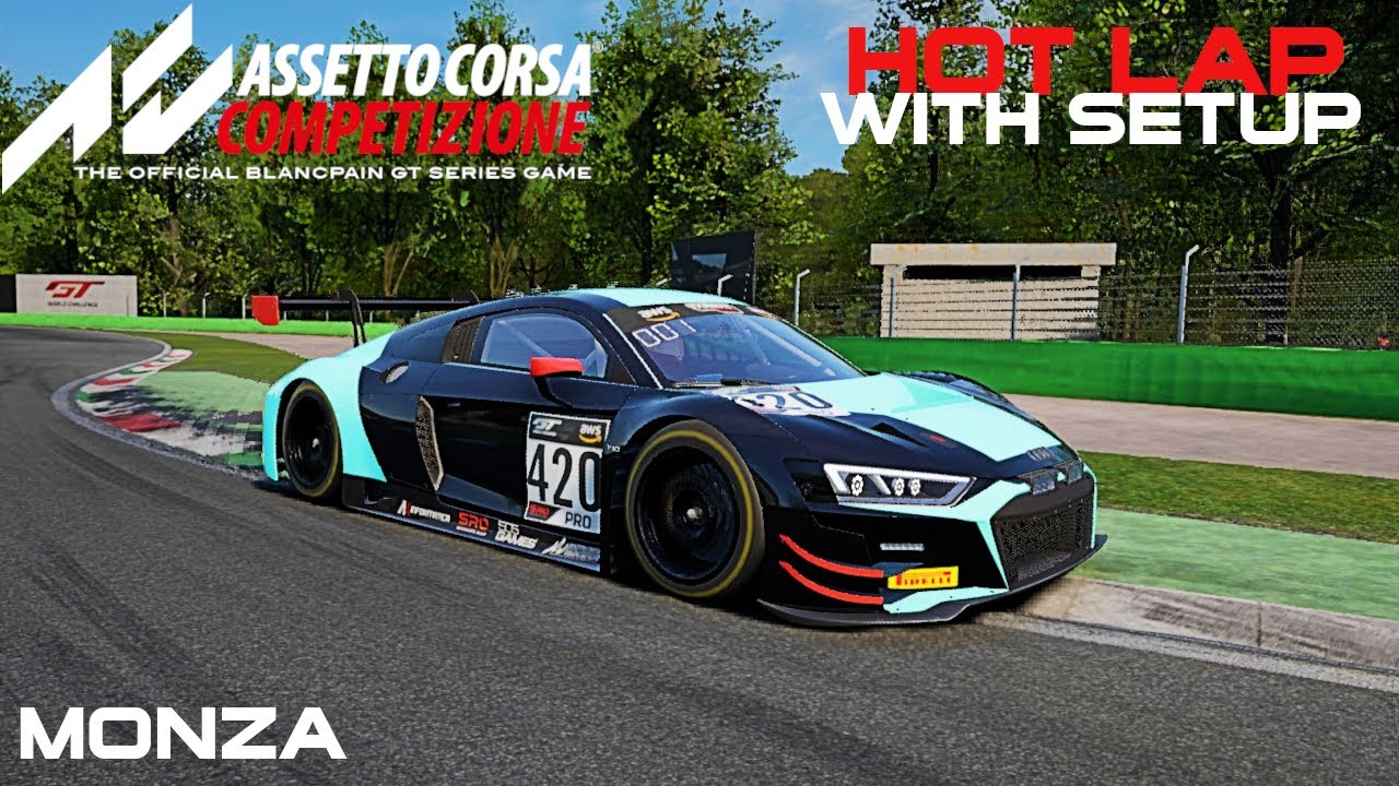 ACC Audi R8 LMS EVO Monza Dry Hotlap 1:47.370 with Setup in desc. [PC] 18c