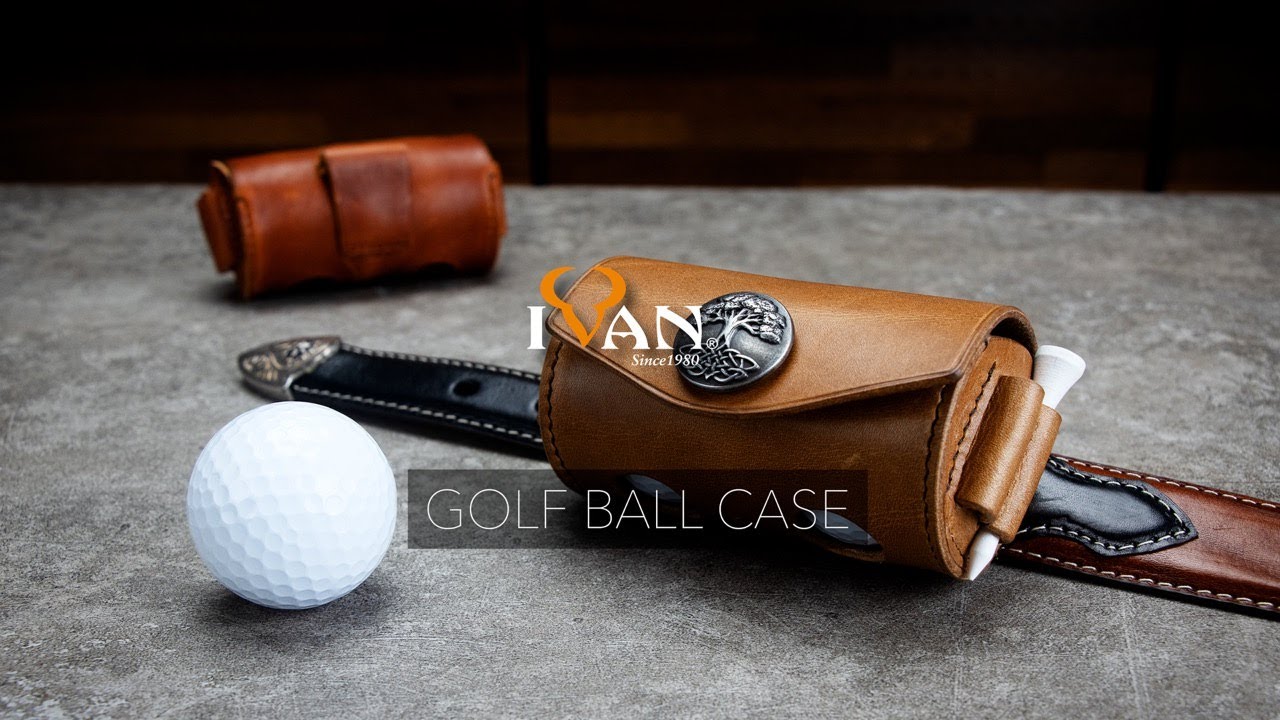 Leather Project: Handmade Golf Ball Case | Free Pattern