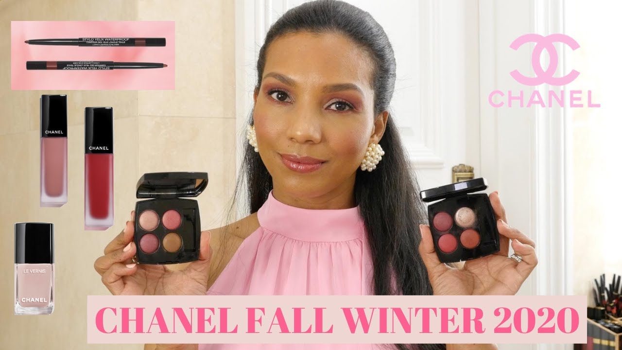 NEW CHANEL FALL WINTER MAKEUP COLLECTION 2O20 REVIEW | THREE LOOKS SWATCHES