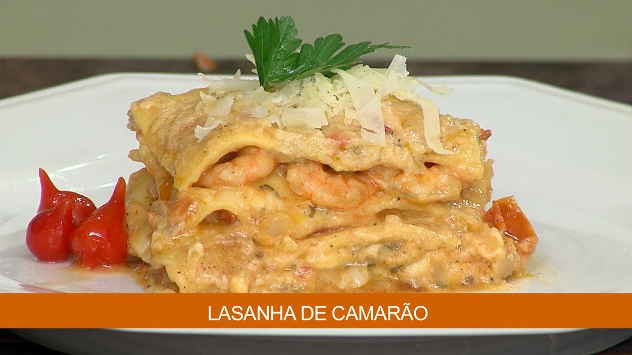 LASANHA DE CAMARÃO