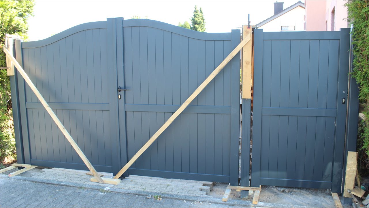 Gartentor aus Aluminium / DIY-Aluminium garden gate