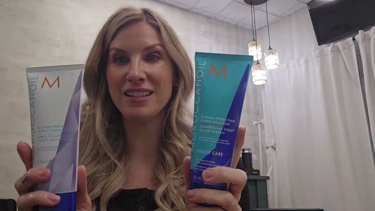 Moroccanoil Purple Shampoo & Conditioner Bundle Review – The Ultimate Blonde Hair Duo!