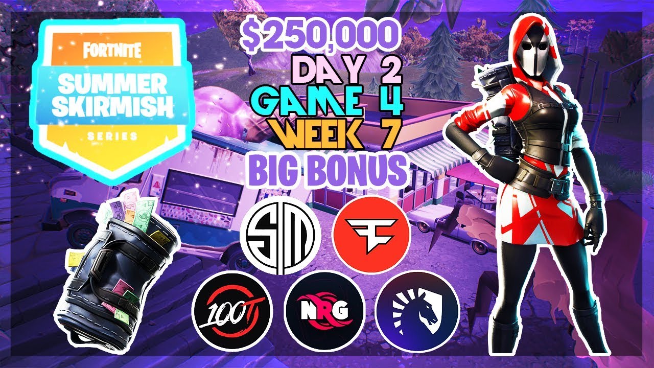$250,000 🥊Big Bonus Summer Skirmish🥊 Week 7 Day 2/Game 4 (Fortnite)