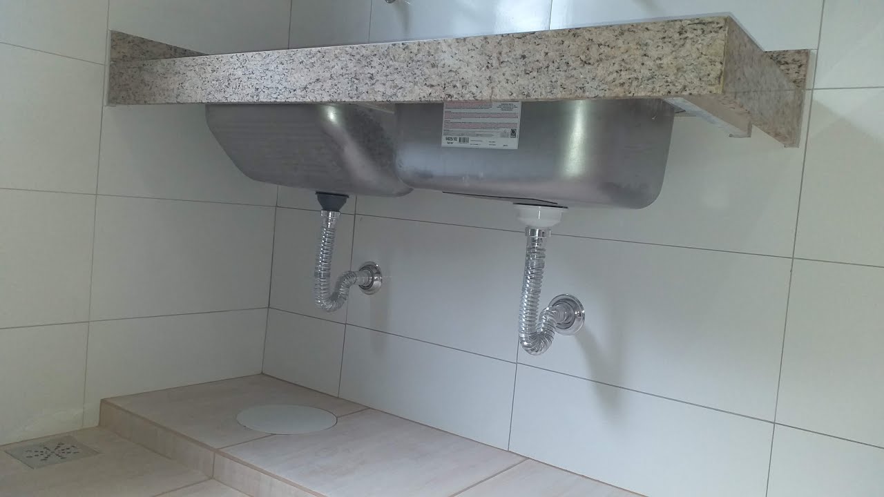 Como instalar um tanque de bancada com bacias de inox passo a passo