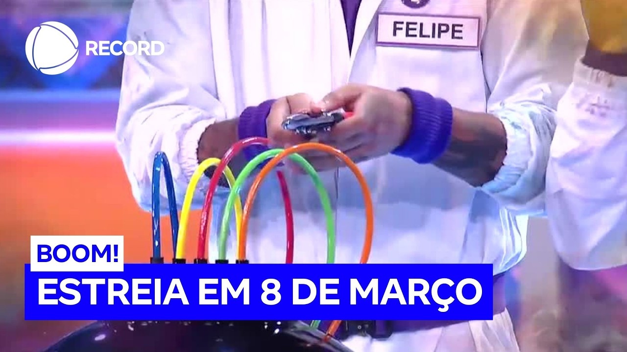 Boom!, novo game show da RECORD, estreia dia 8 de mar&ccedil;o