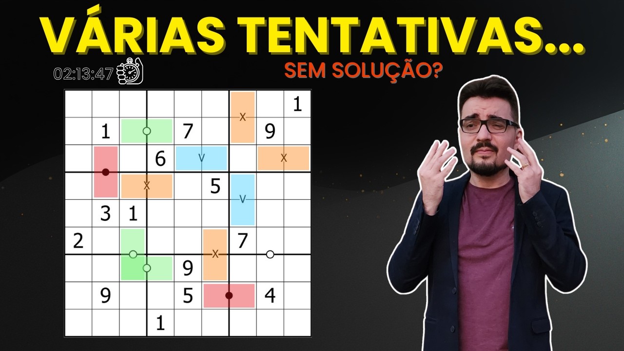 Depois de várias tentativas, a lógica FINALMENTE apareceu
