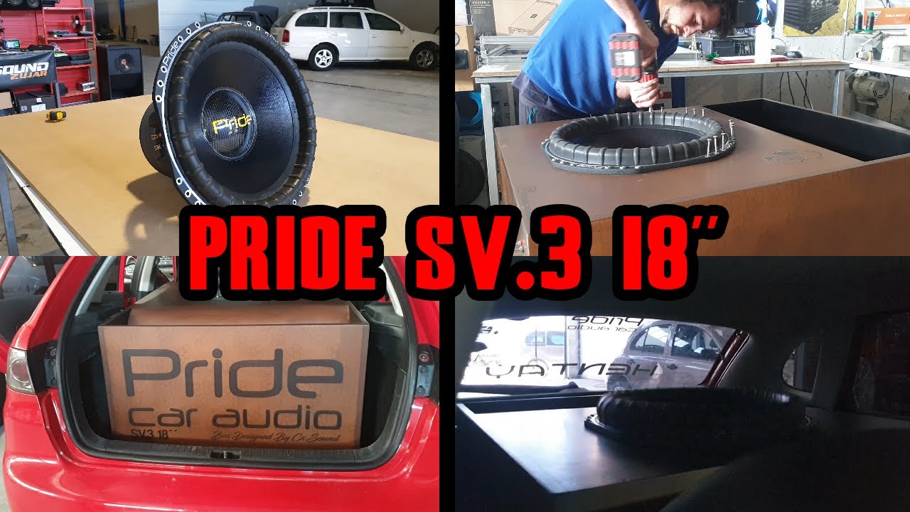 COMO HACER un CAJON de subwoofer- pride audio sv.3 18! 🚗🚗car audio para el coche