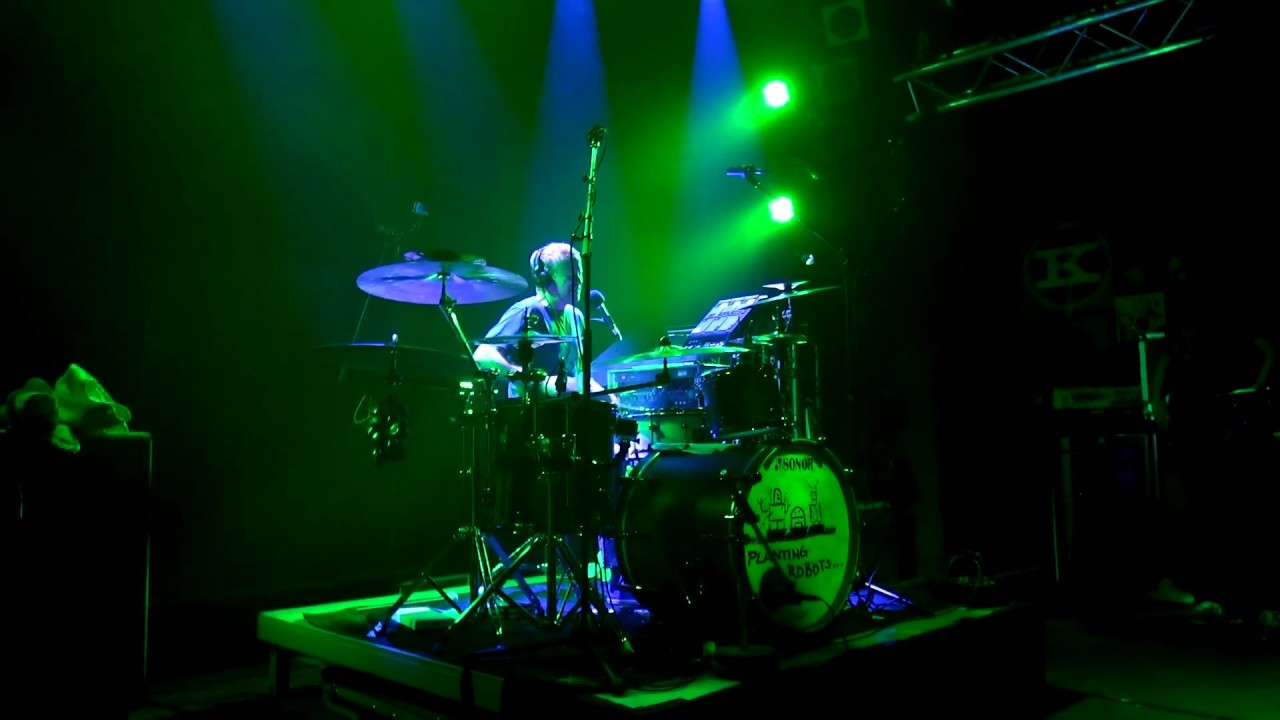 Drumsolo Stephan Emig - Planting Robots live in Hamburg