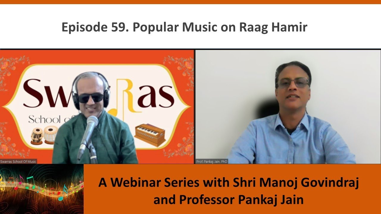 Episode 59. A Webinar on Raag Hamir with Shri Manoj Govindraj