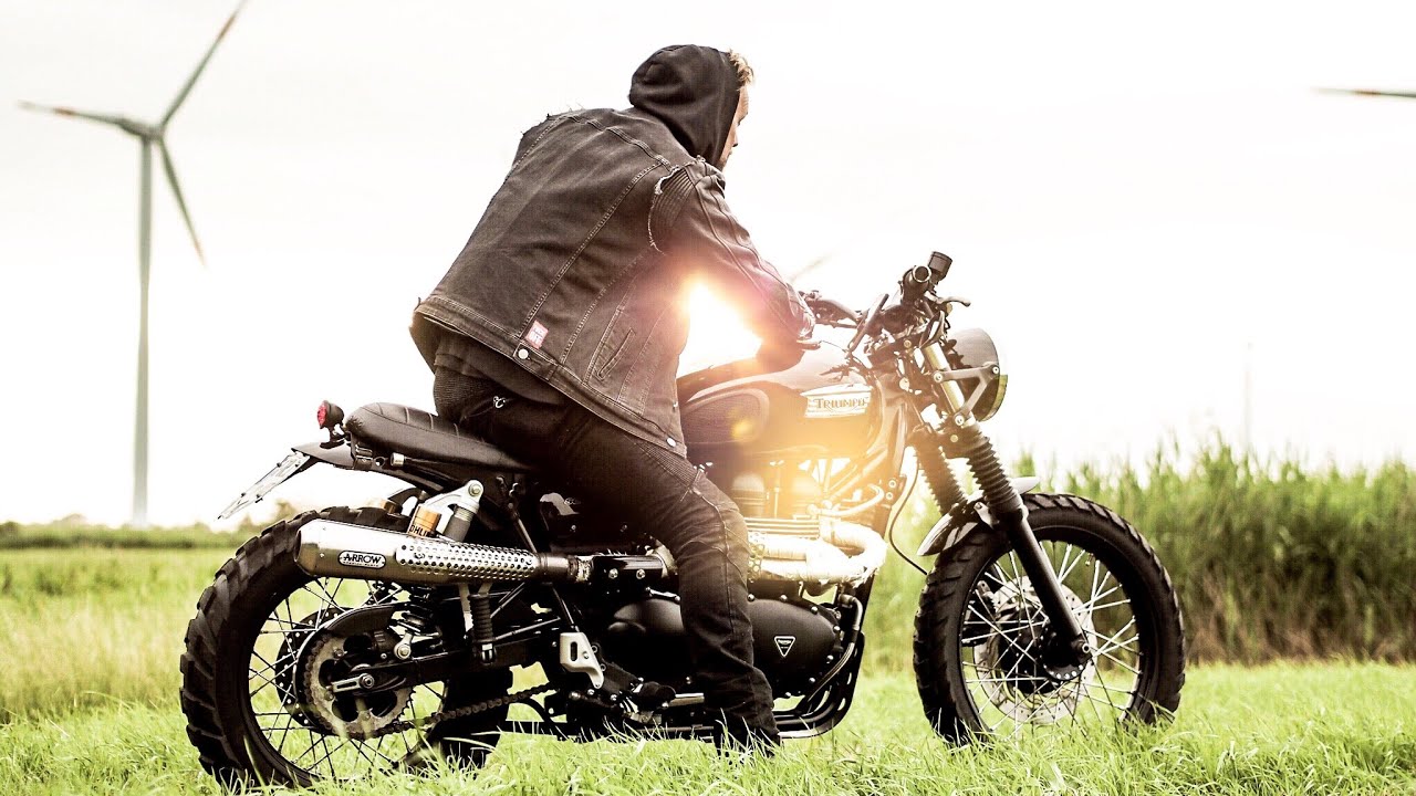 Triumph Scrambler 900 custom - a cinematic roadtrip to the canary islands