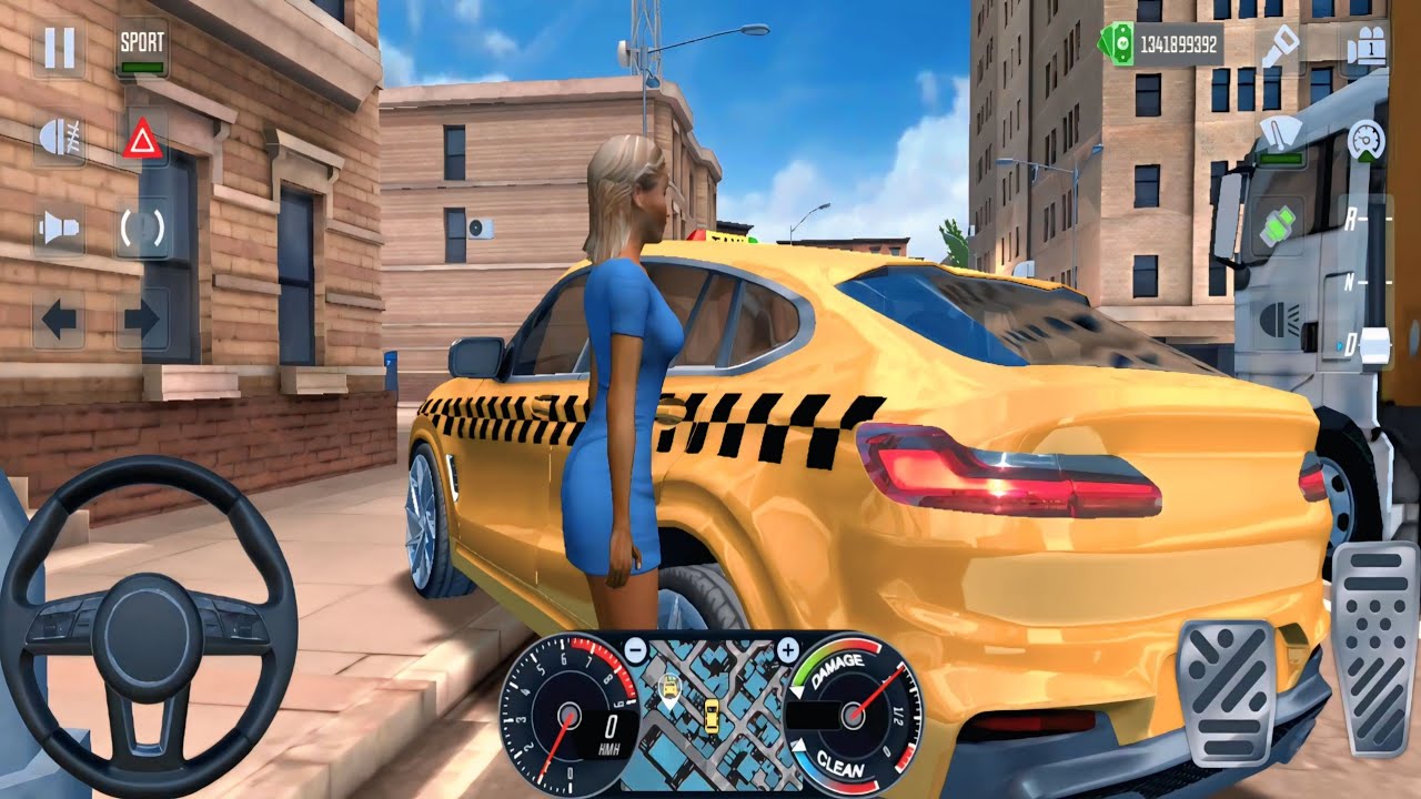 🚖 BMW X6 Luxury Taxi Ride | Powerful SUV City Drive in Taxi Car Simulator EVO 🔥