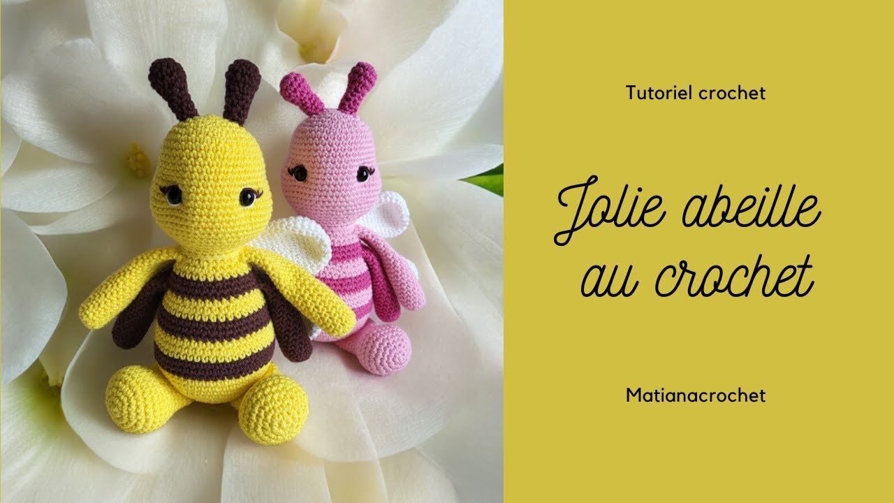 Jolie abeille au crochet _ Tutoriel facile !!