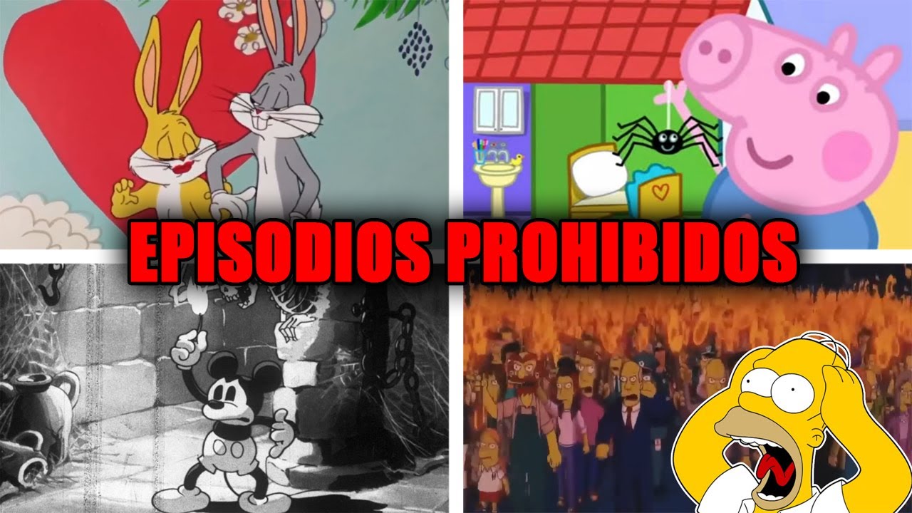 10 DIBUJOS ANIMADOS Para Niños PROHIBIDAS por Razones EXTRAÑAS y ABSURDAS