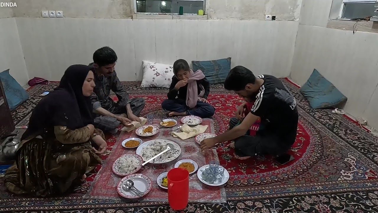 Cooking on a good nomadic day