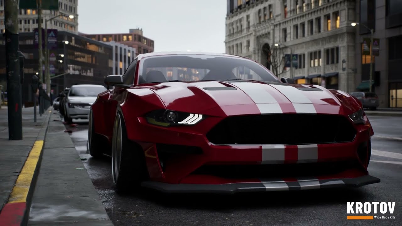 Ford Mustang S550 Wide Body Kit by KROTOV.PRO