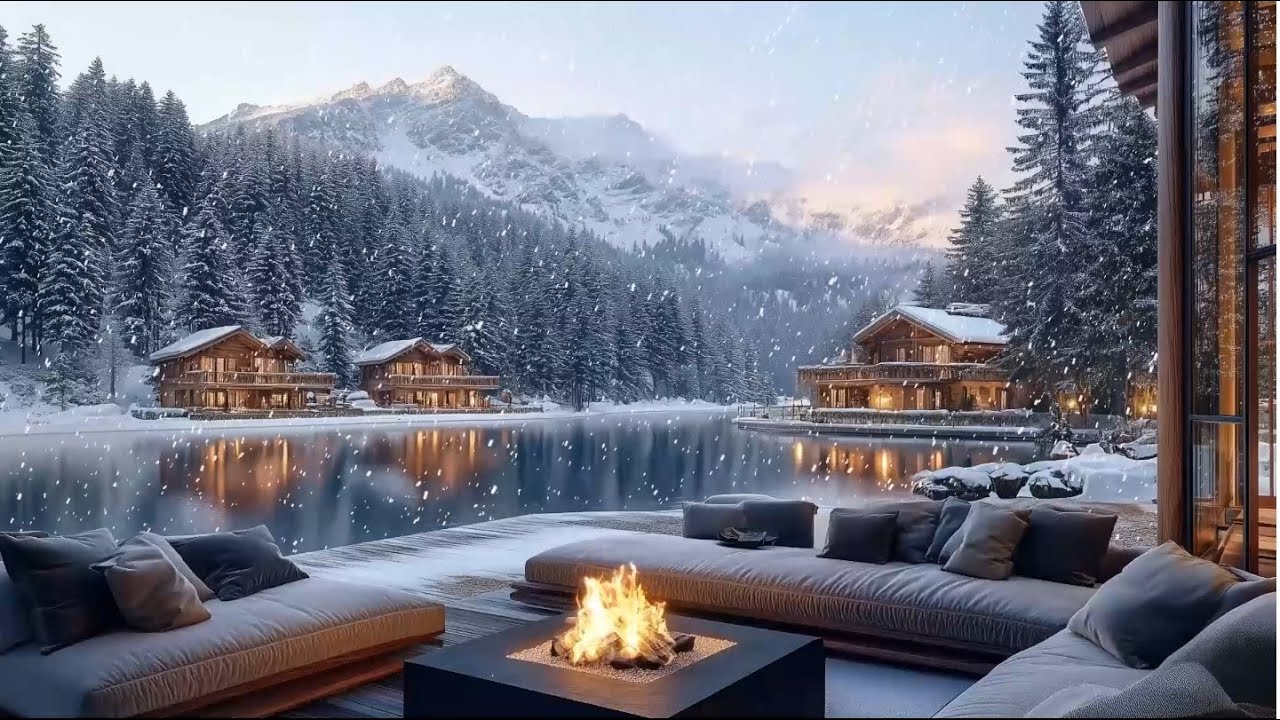 Kar Manzaraları Eşliğinde Dinlendirici Piyano M&uuml;zikleri ❄️ Huzur Veren Kış Atmosferi