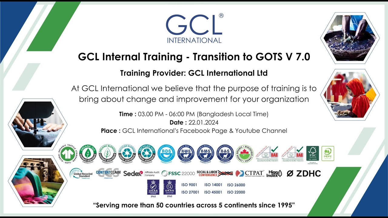 GCL Internal Training - Transition to GOTS V 7.0 Confirmation