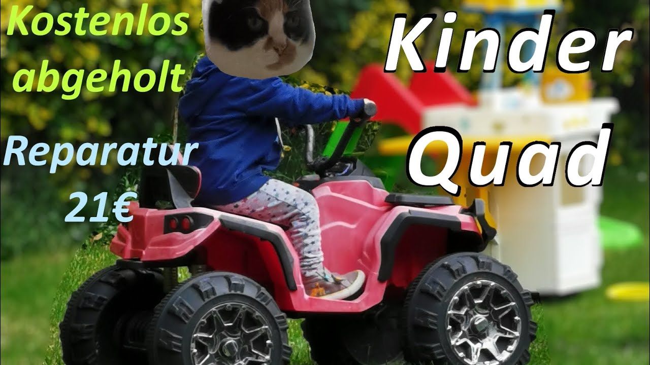 Kinderquad defekt zu verschenken? | Fehlersuche, Demontage und Reparatur für 21€