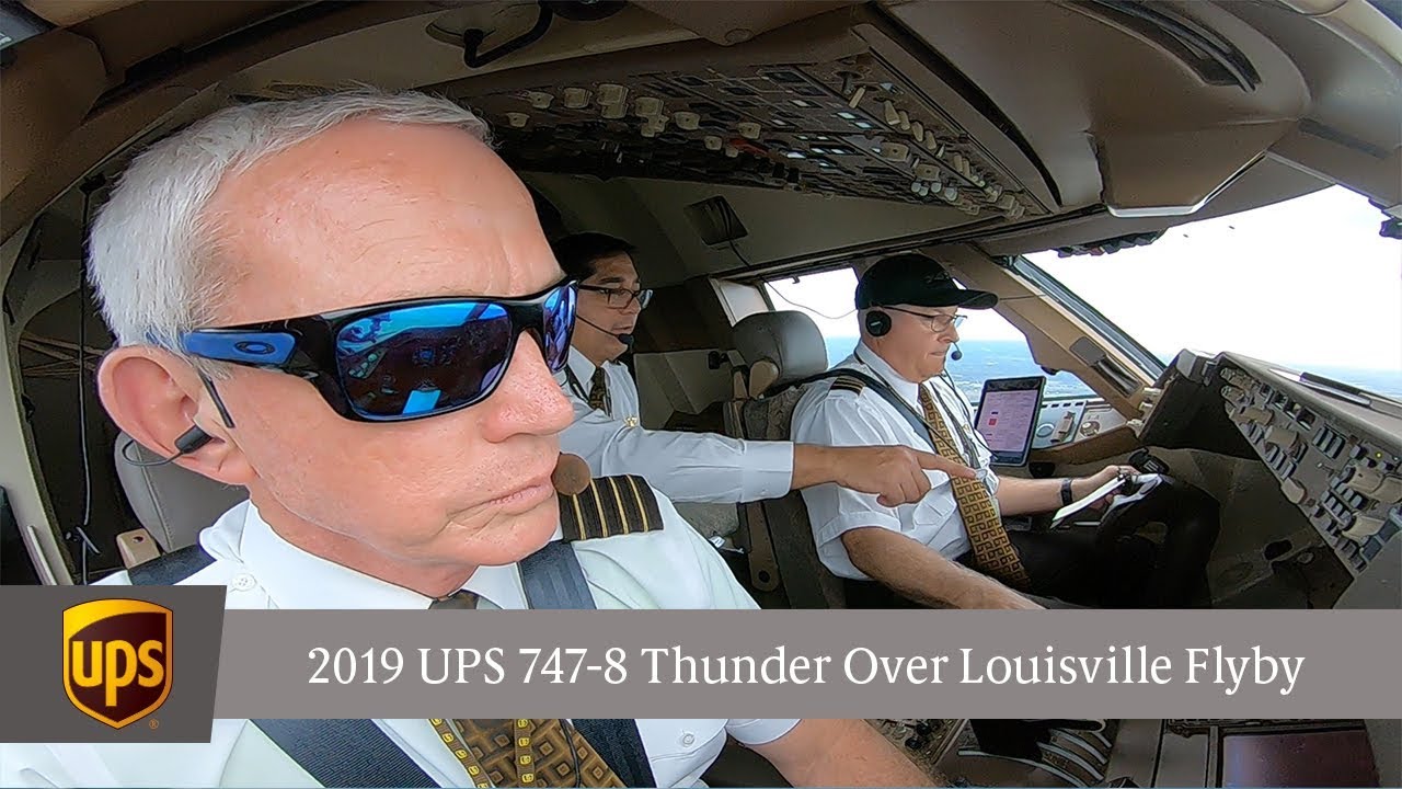 2019 UPS 747-8 Thunder Over Louisville Flyby