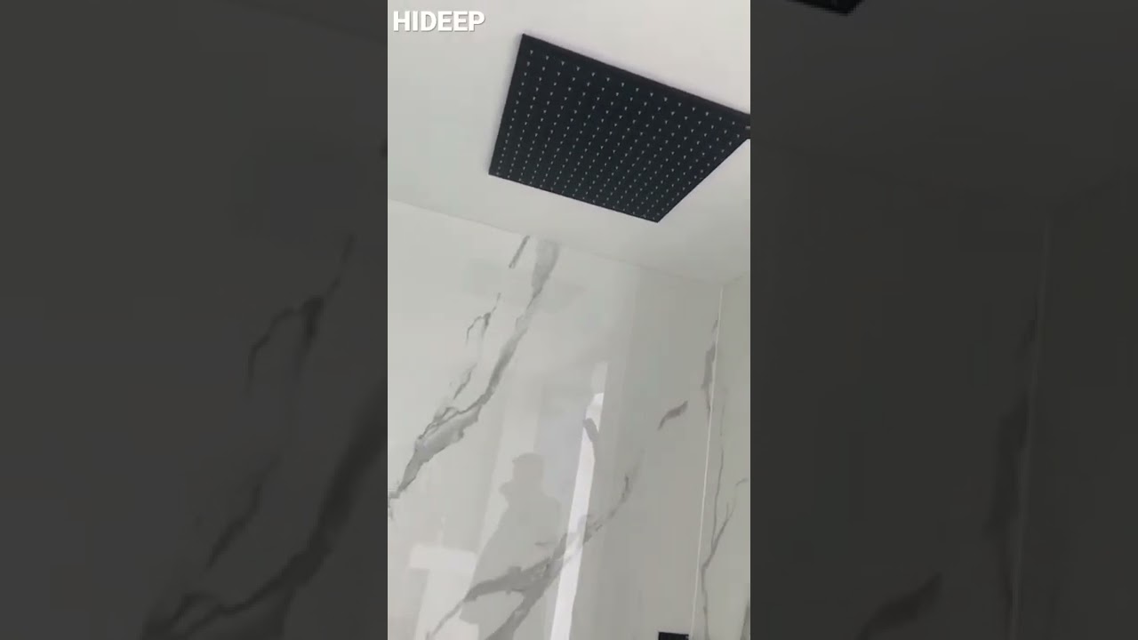 Recessed ceiling mount led large shower set.shower faucet set.