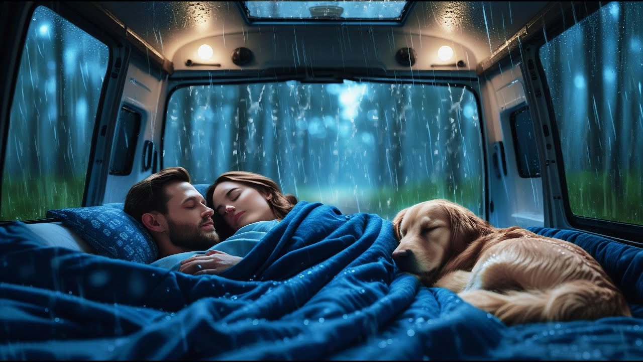 Rain Sounds For Sleeping – 99% Instantly Fall Asleep to Heavy Rain on Window at Night RAIN #001