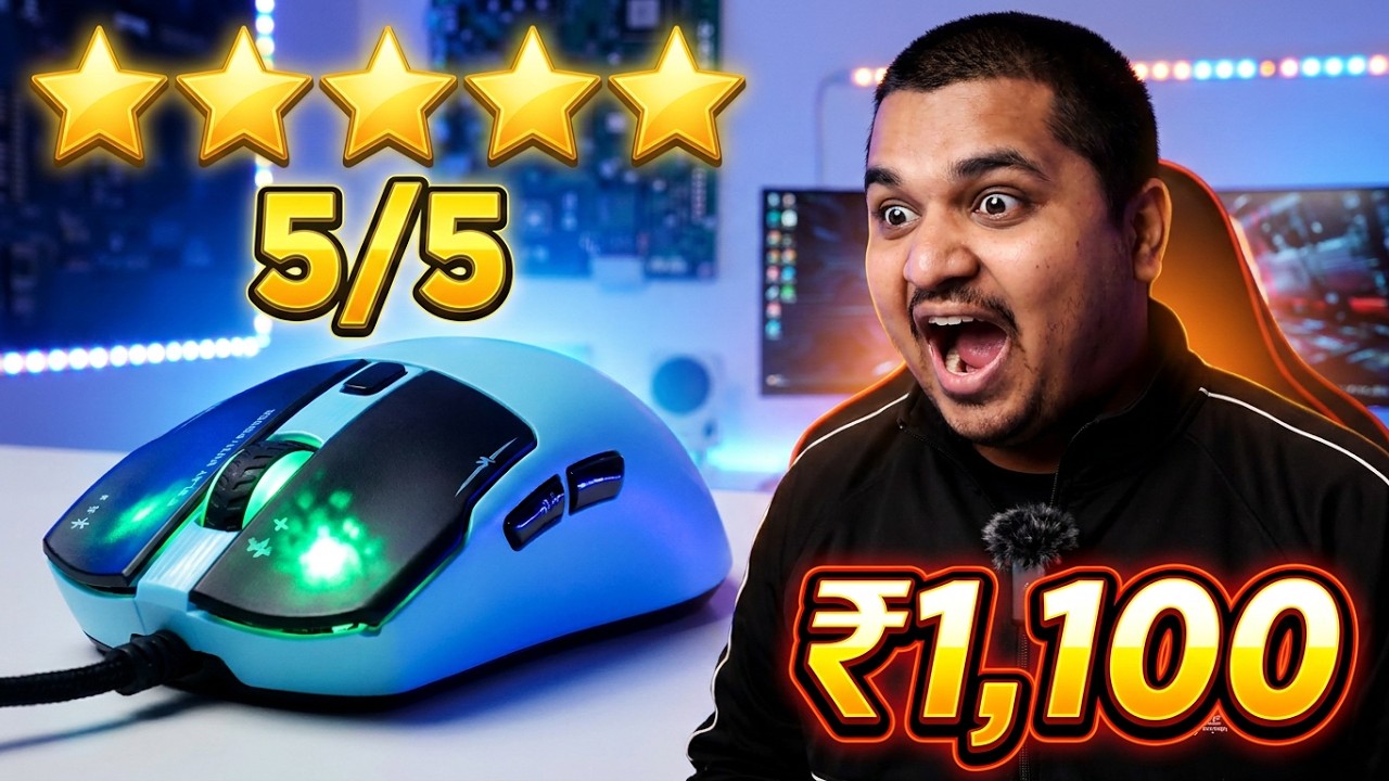 EvoFox Ghost Air Review – 54g Ultra-Light Gaming Mouse Under ₹1,100!