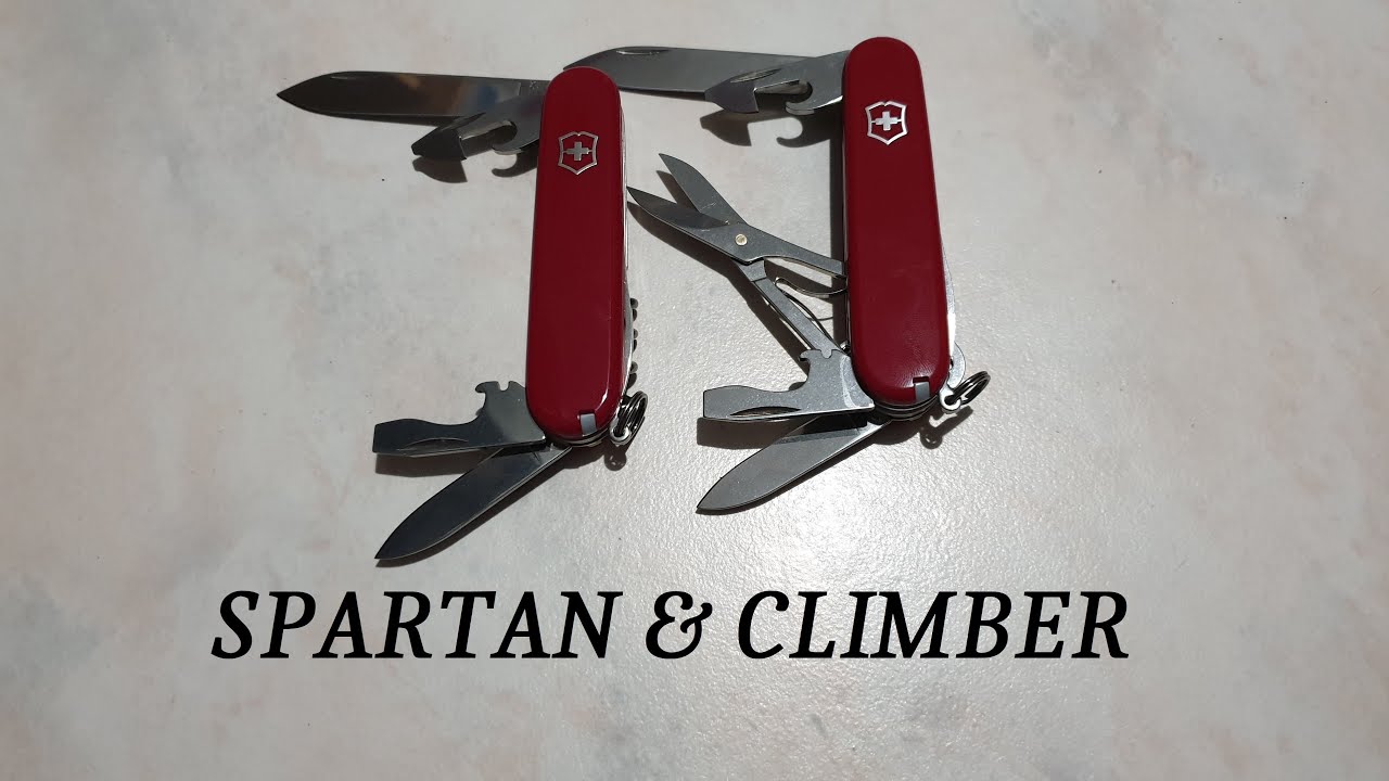 [REVUE] Victorinox - SPARTAN & CLIMBER | EDC (Couteau Suisse)