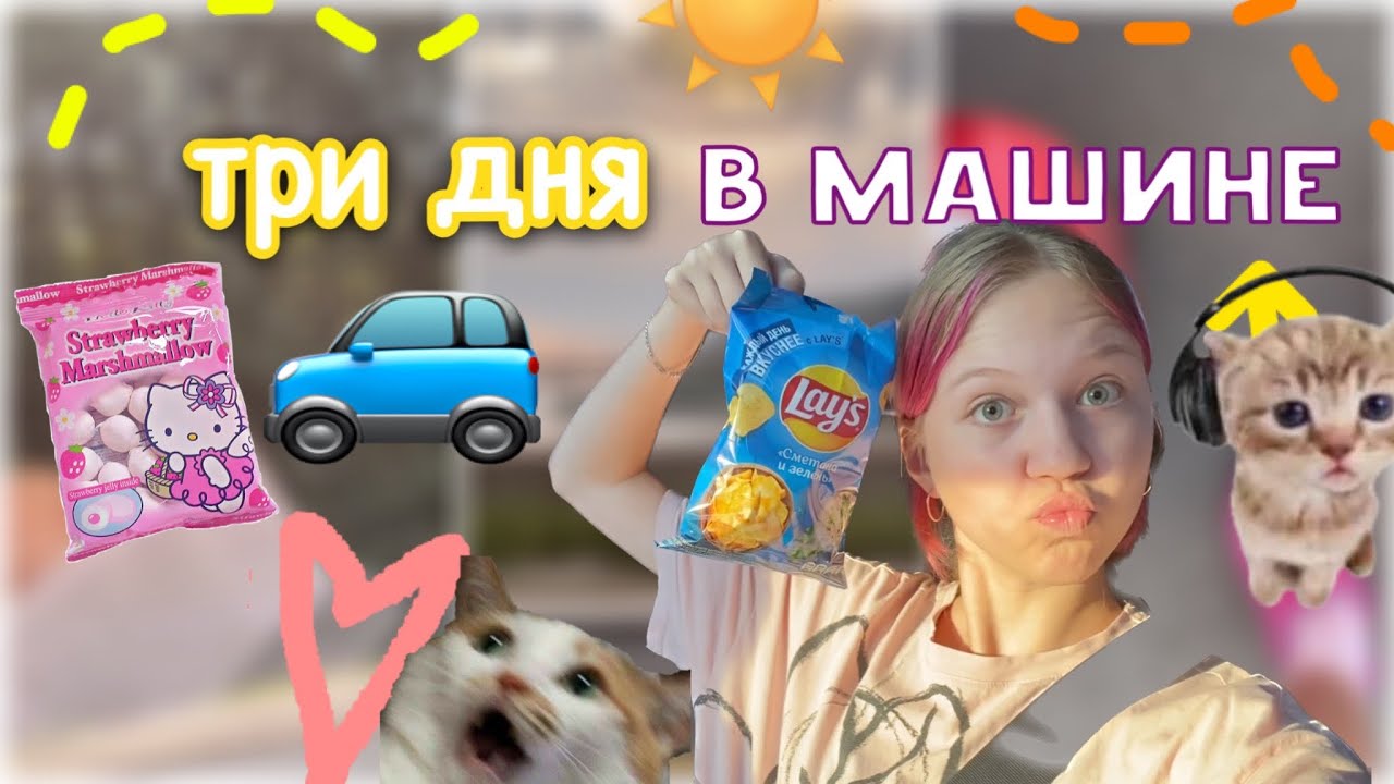 еду 3 дня на машине ✌🏻😙🚗 на мореее / vlog / влог / ствикса / stviksa