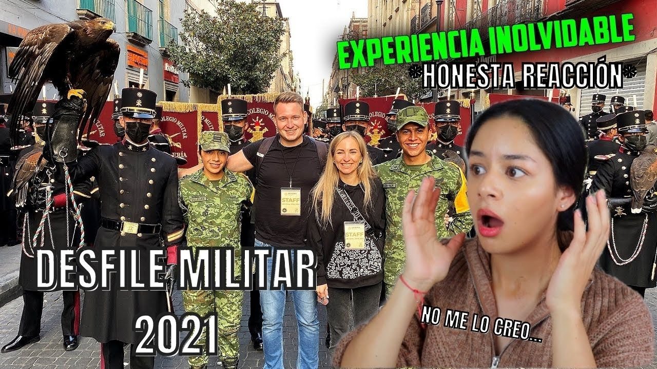 EXTRANJERA REACCIONA a "VIVIMOS el DESFILE MILITAR MEXICANO" | 