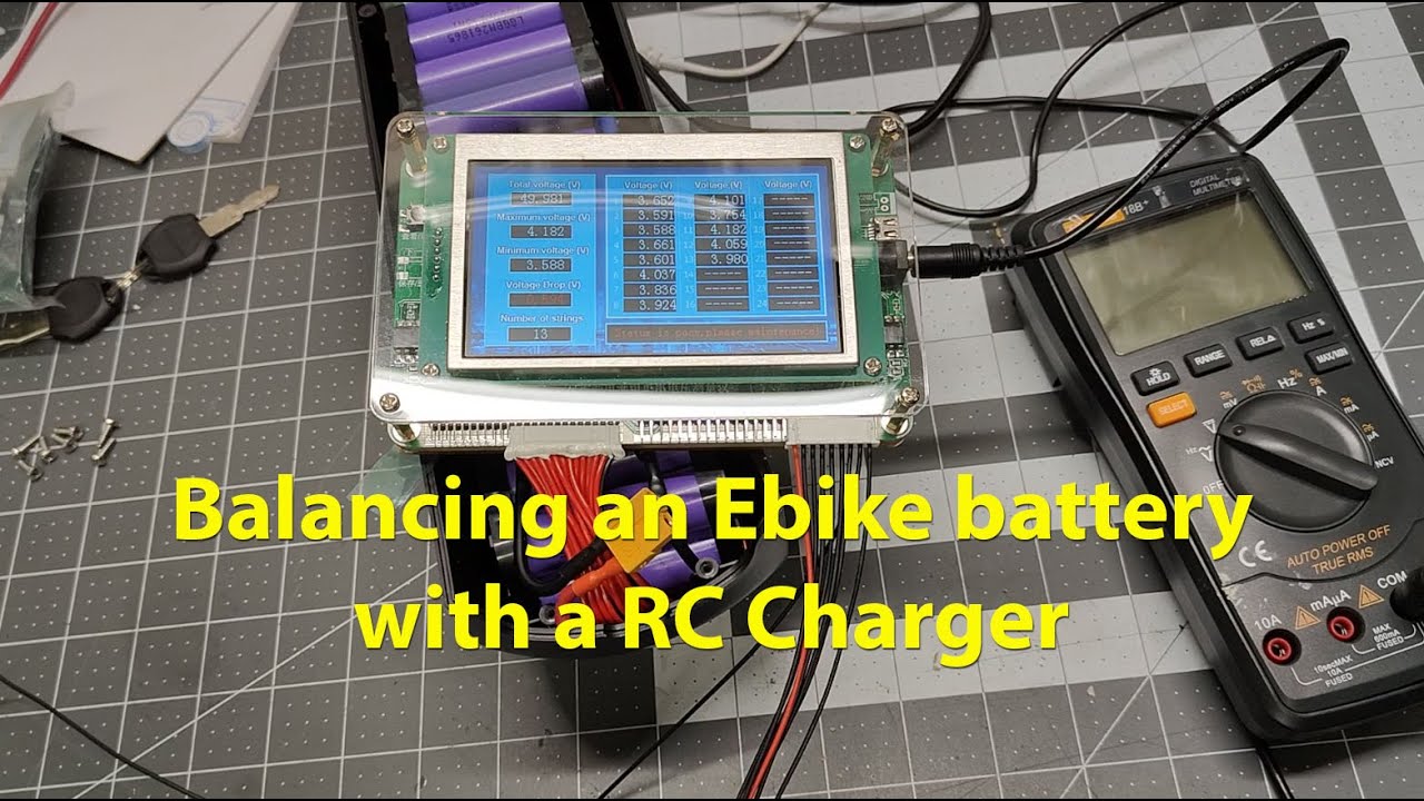 Balancing a Ebike battery with a RC Charger
