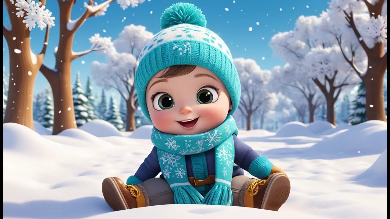 Ha-Ha-Winter Baby Song &mdash; Laughing Snow-Babies Sing Along! | Fun Winter Song for Kids | Snowy