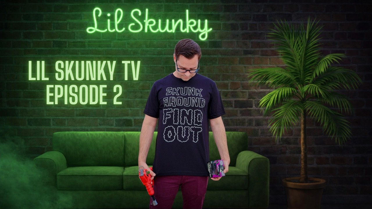 Lil Skunky TV's Skunky Sessions Ep. 2 - Weed Strains, Blunt Banger Bowl, Autism Work & GIVEAWAY 🌿🔥🦨💨