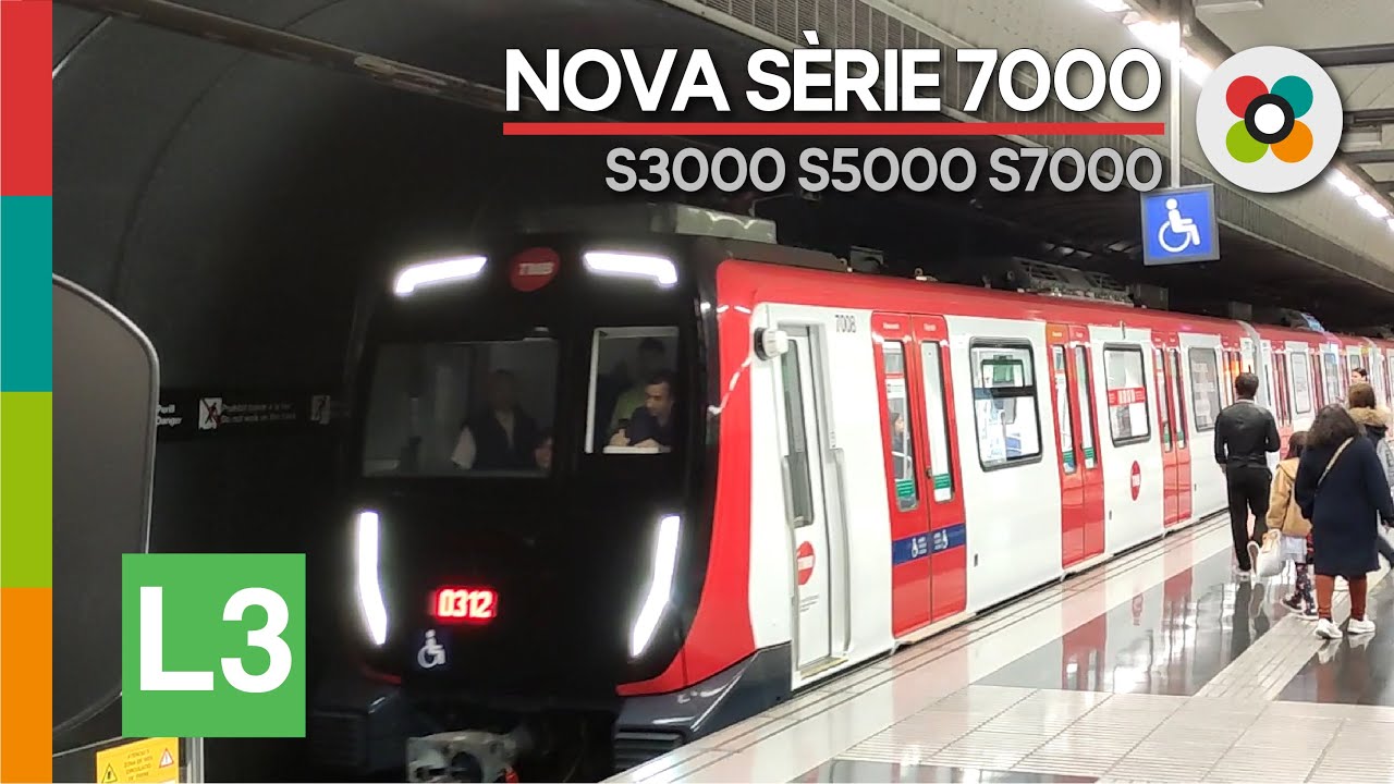 L3 Metro de Barcelona Roquetes Penitents | Nova Sèrie 7000 | S3000 S5000 S7000