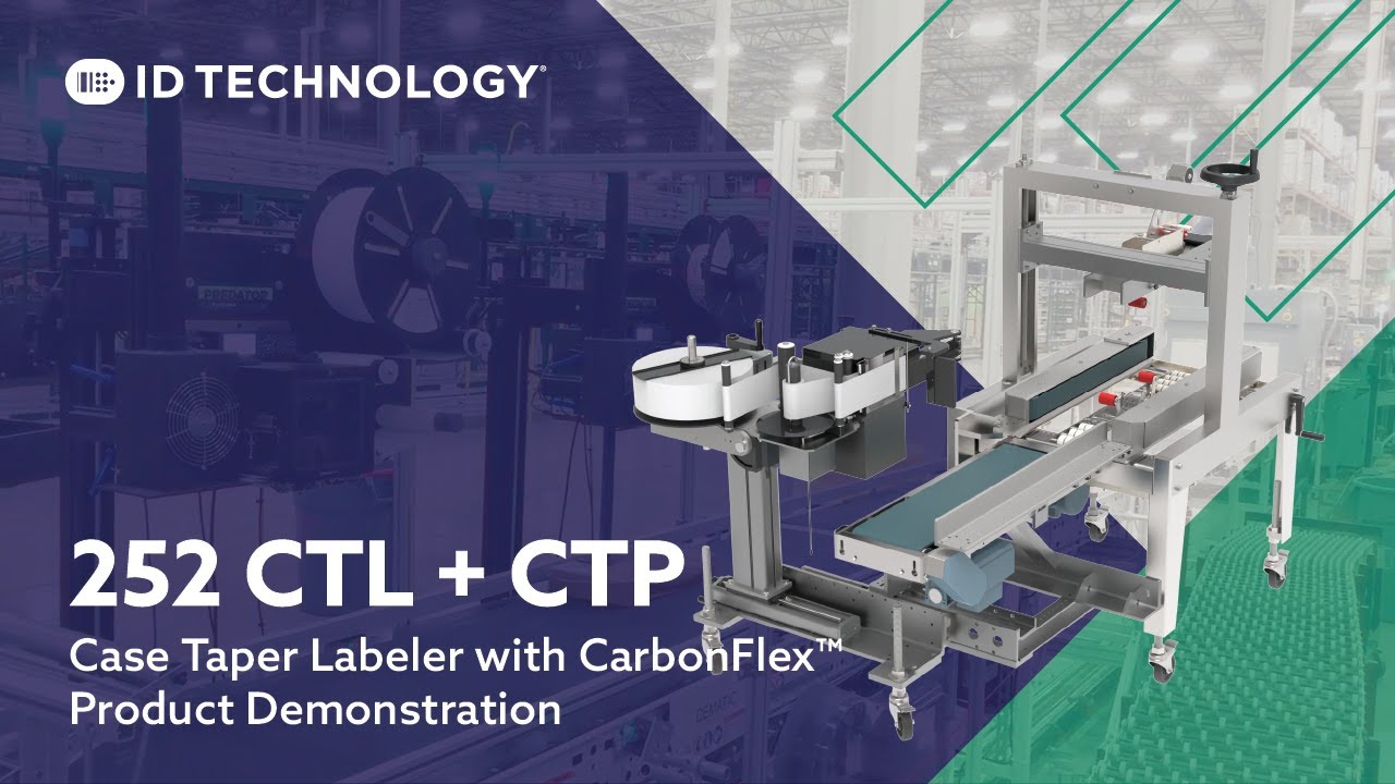 ID Technology &ndash; (CTL) Case Taper Labeler + (CTP) Case Taper Printer Product Demonstration