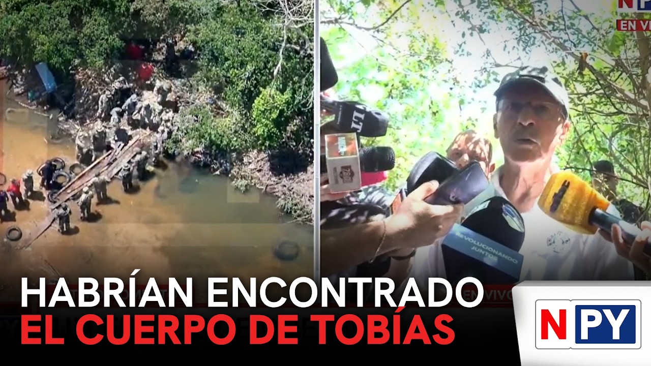 Habrían encontrado el cuerpo de Tobías