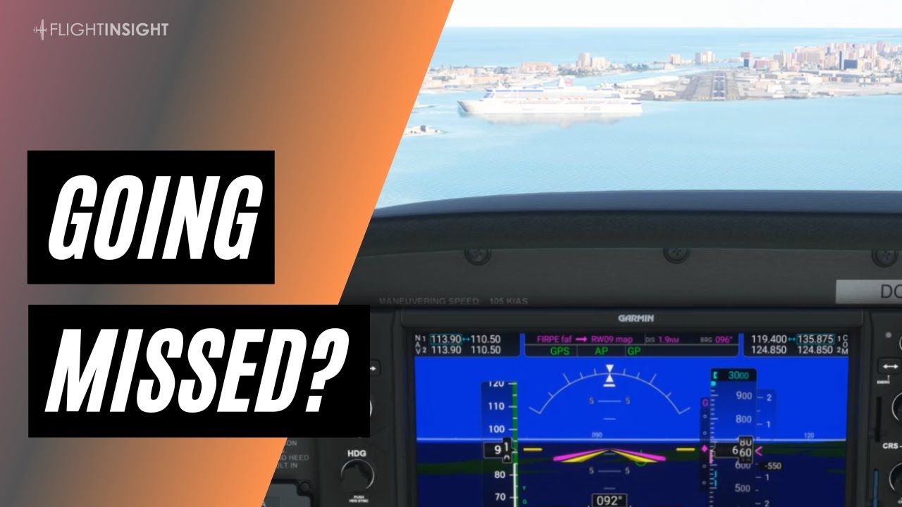 Рекомендации по выполнению ухода на второй круг с использованием G1000 | Заходы на посадку с испо...