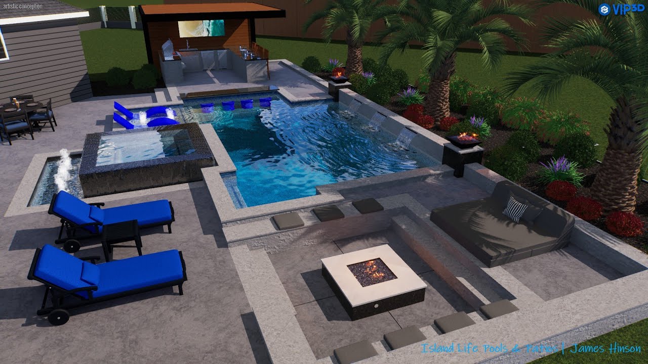 The Villanueva Family - Island Life Pools & Patios - James Hinson
