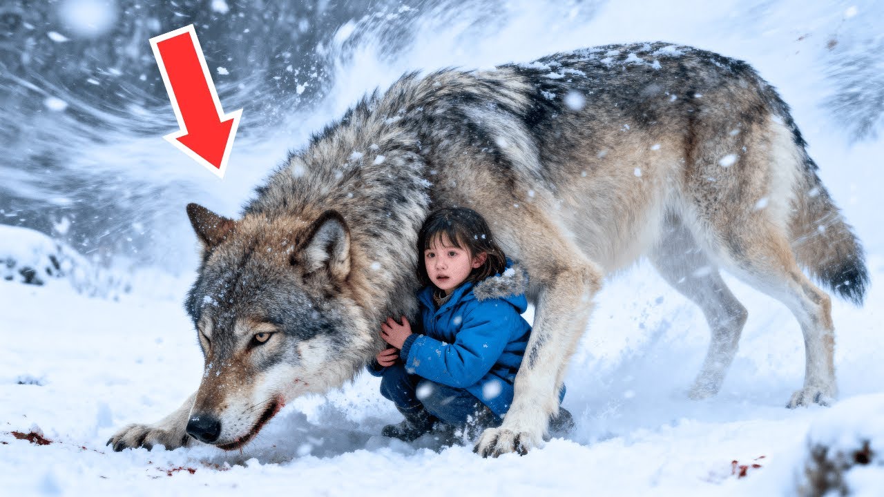 A Mother Wolf Shielded a Little Girl from a Blizzard — The Truth Behind It Will Break Your Heart