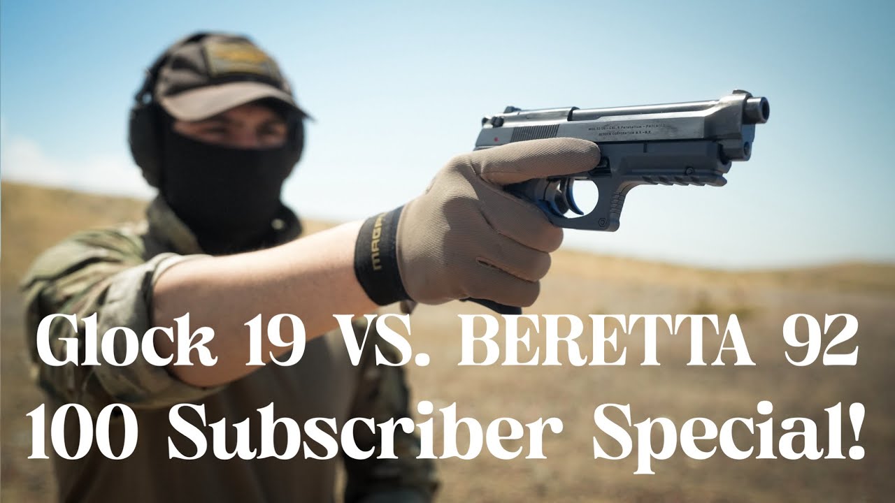 Compact Glock 19 VS. Full Size Beretta 92 | Range Comparison