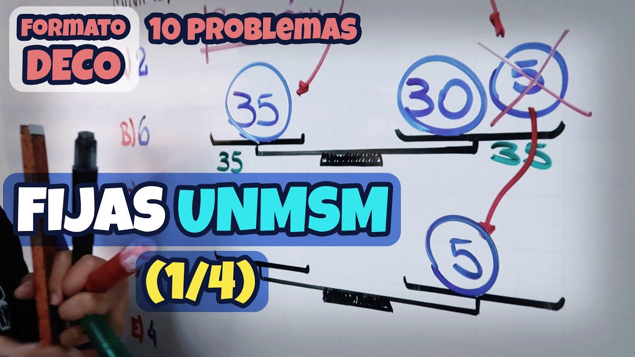 Fijas San Marcos (1/4) | Habilidad Lógico Matemático