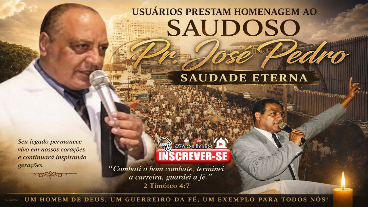 🕊️✨ Usuários prestam homenagem ao Pr. José Pedro 😭🙏 Saudade Eterna