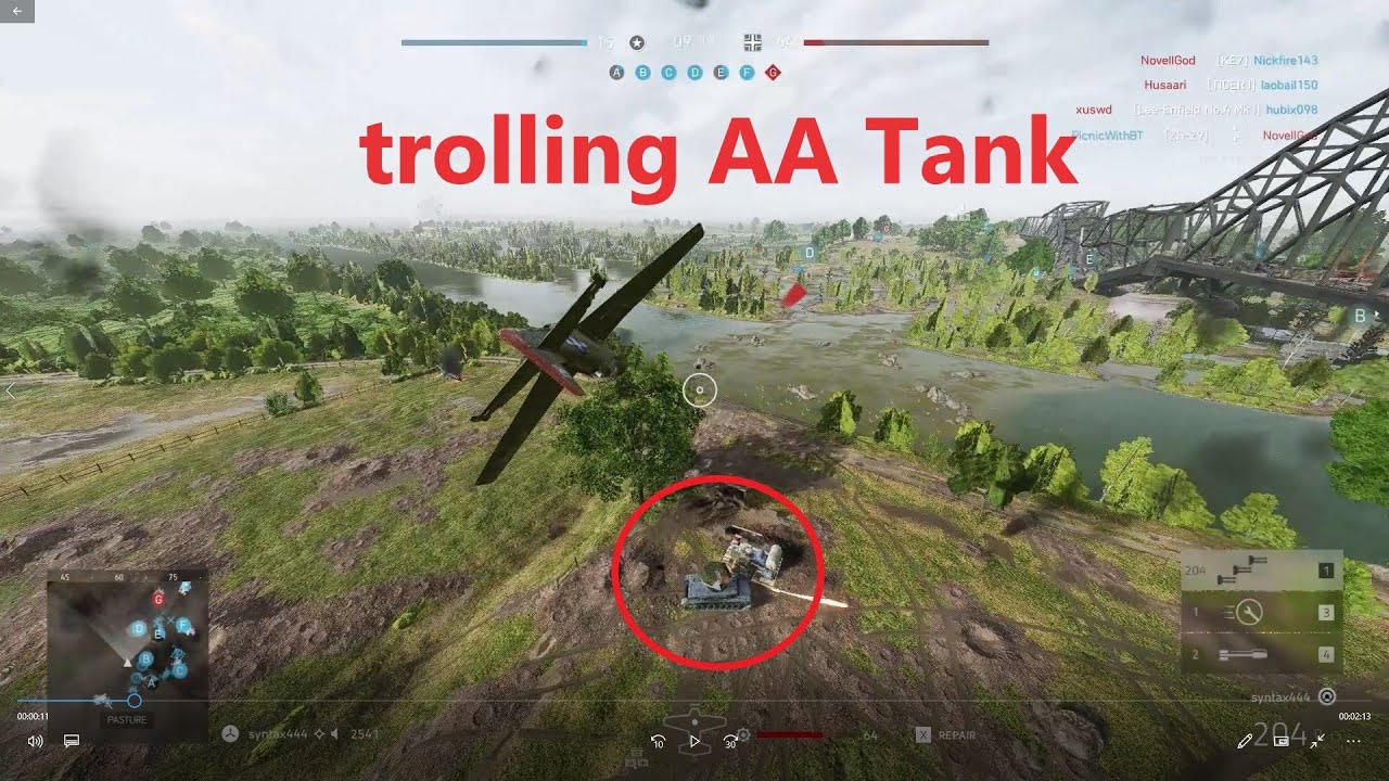 Battlefield 5 - some FUN with plane on Twisted Steel
