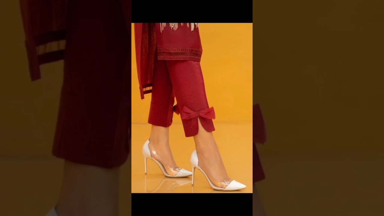 New Capri design 2023 2024 #ytshorts #frock #trouser #shortvideo #youtubeshorts