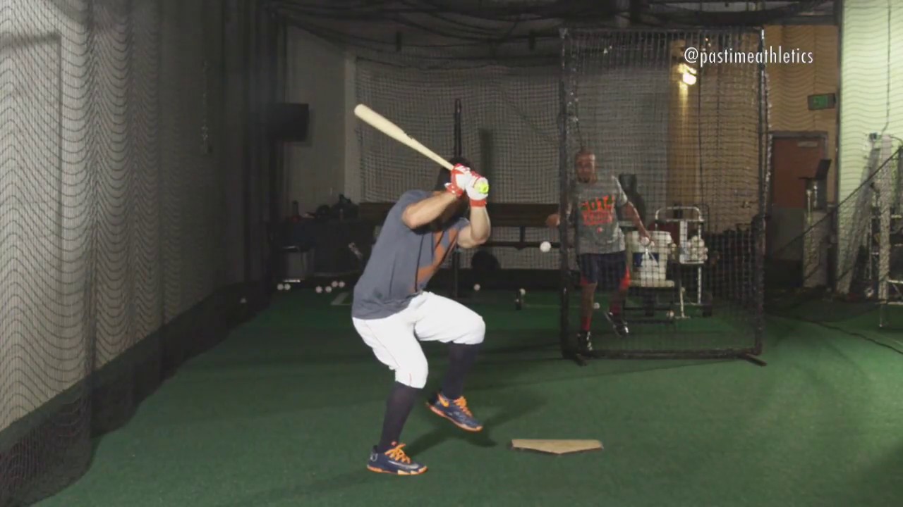Jose Altuve 1000fps Baseball Swing in Slow Motion