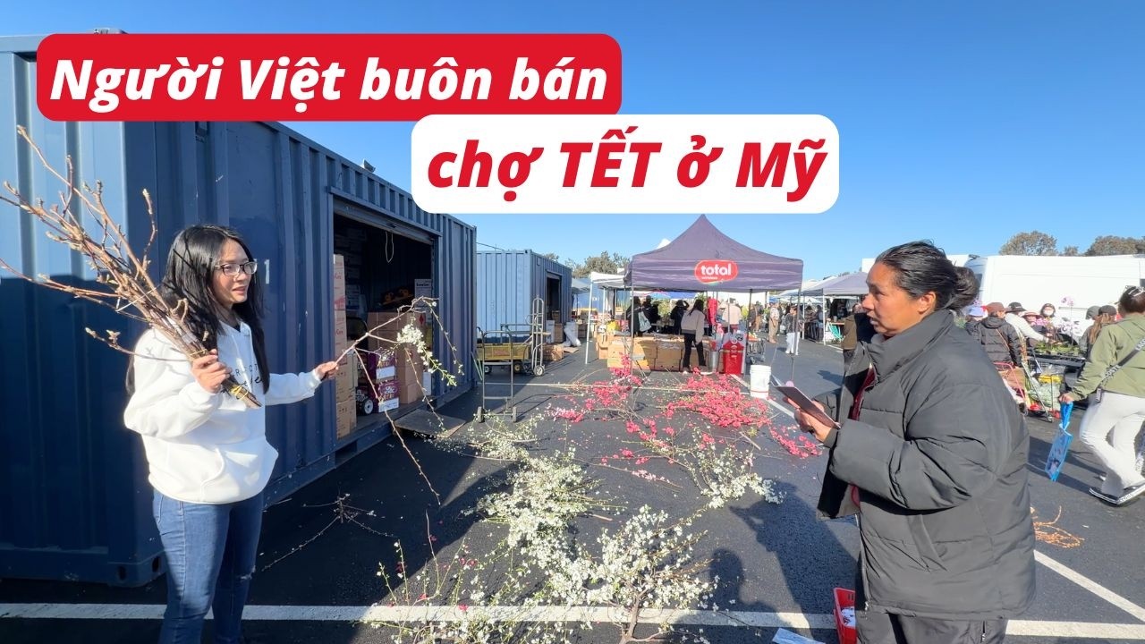 Đi chợ Hoa mùa Tết ở Thành phố Đông người Việt nhất Hoa Kỳ