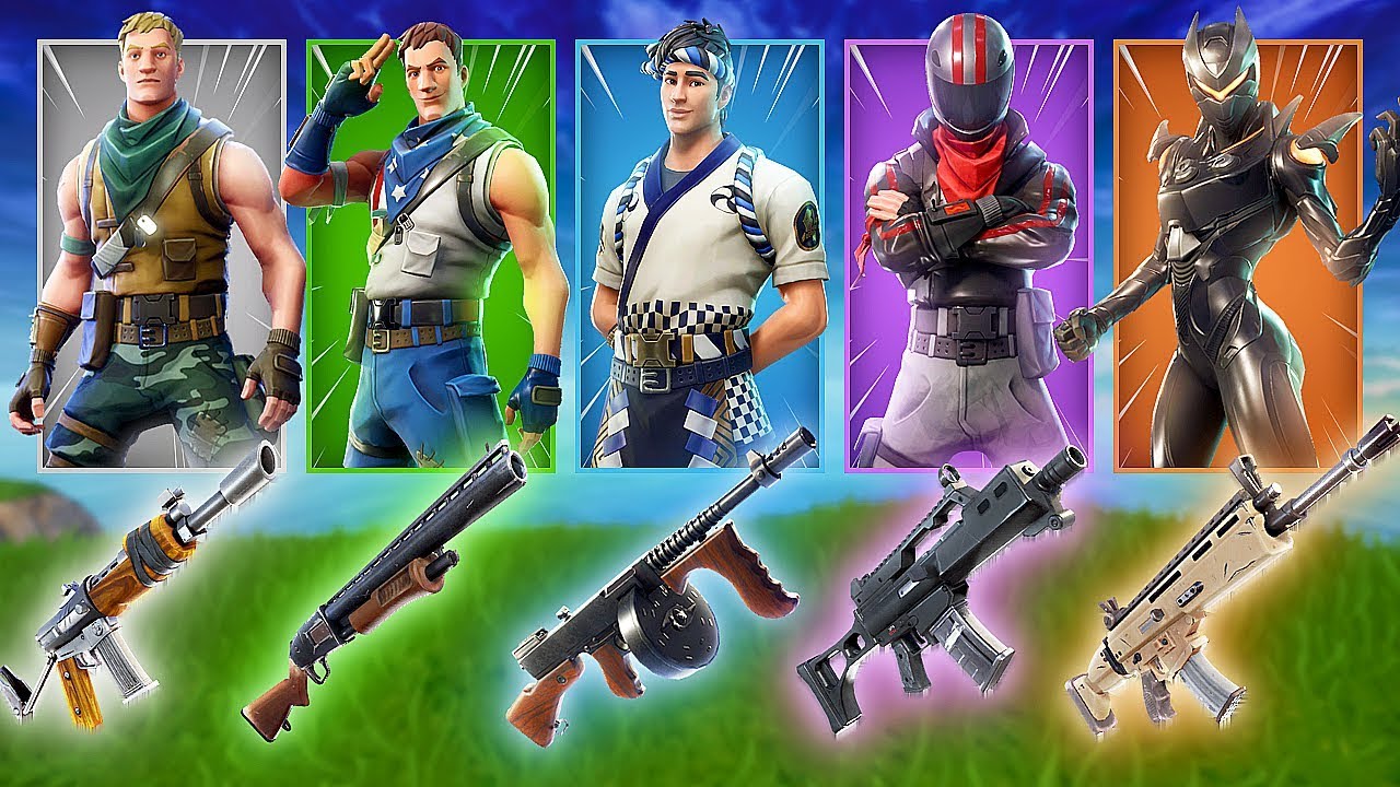 The *RANDOM* SKIN CHALLENGE In Fortnite Battle Royale!