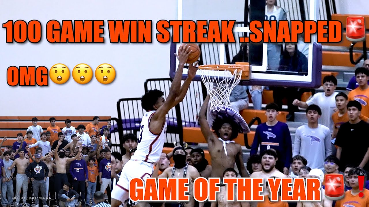 UNREAL ATMOSPHERE❗️100-GAME WIN STREAK ENDS🚨 Eastlake SHOCKS Chapin in an INSTANT Classic! 🔥 GOTY🏀