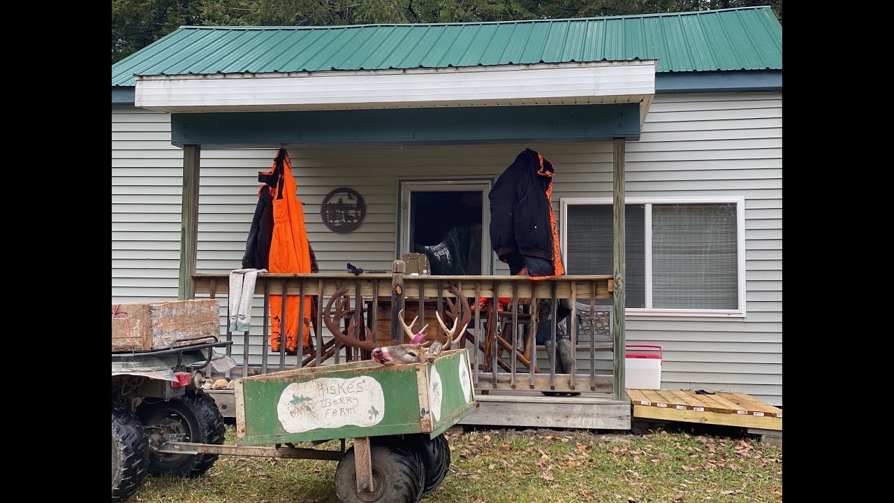 Buck down-2023 deer season at our Michigan Camp. #deerhunting #michigan
