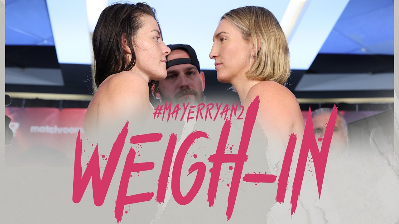 Mikaela Mayer vs Sandy Ryan 2 | WEIGH-IN